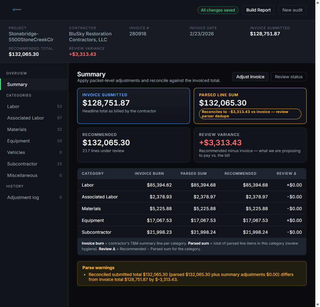 Provenance interface preview