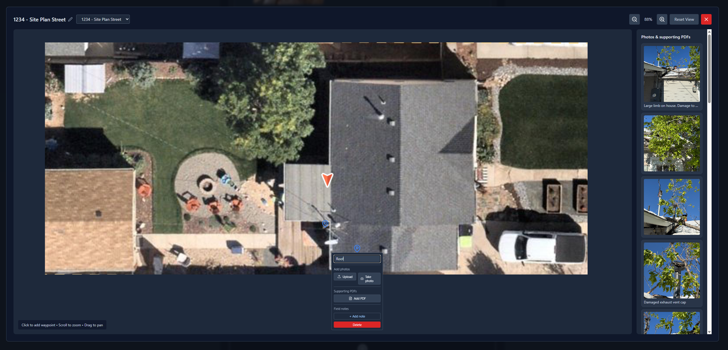 FotoLedger interface preview